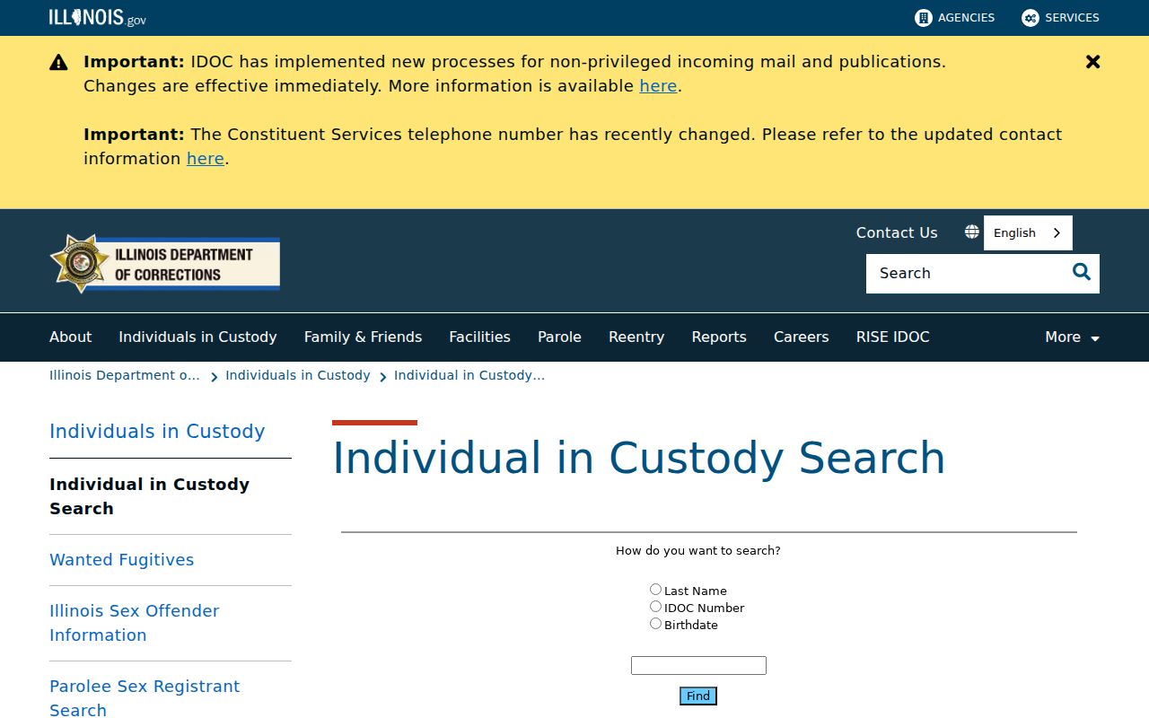 Clark County arrest search Illinois custody records