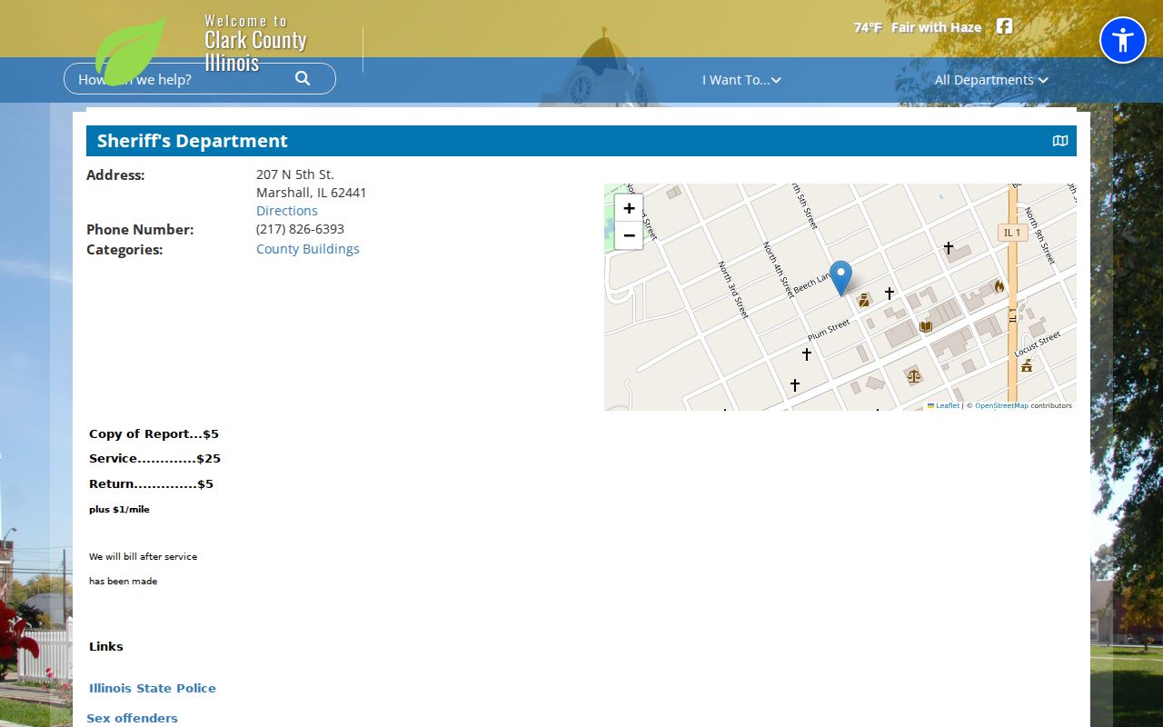 Clark County arrest records sheriff jail building