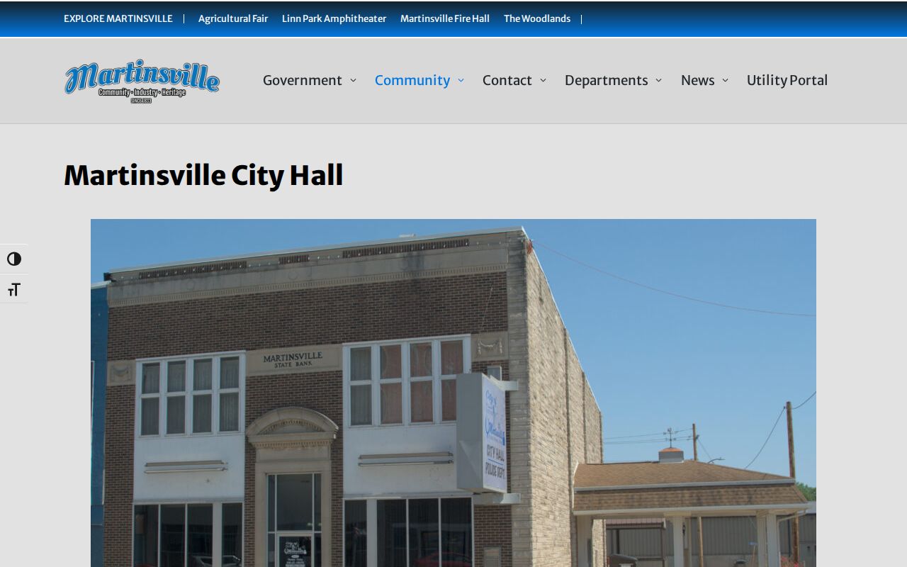 Martinsville City Hall and police services building